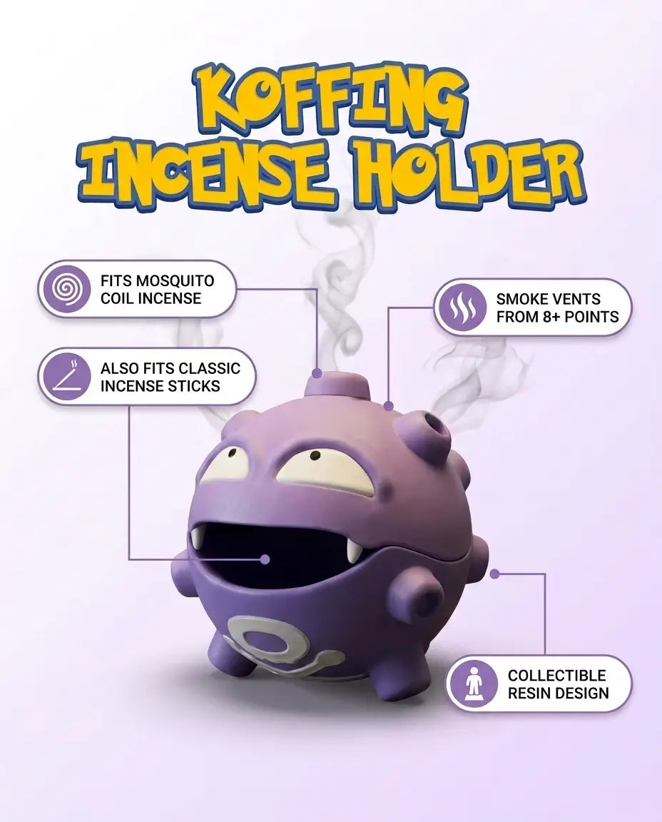 Koffing Incense Holder